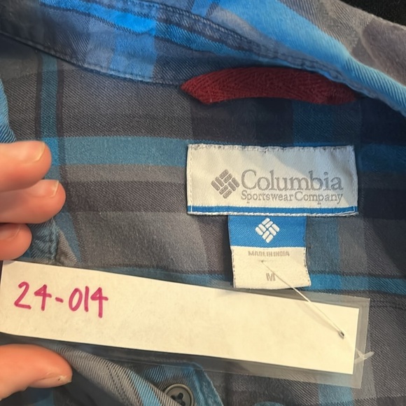 Blue Plaid Columbia Button Up - Picture 3 of 3